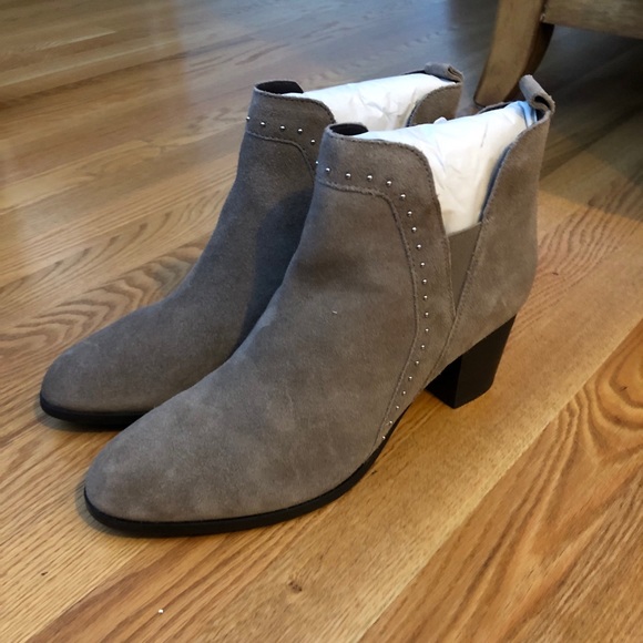 MIA Shoes - Brand new size 11W gray suede ankle booties